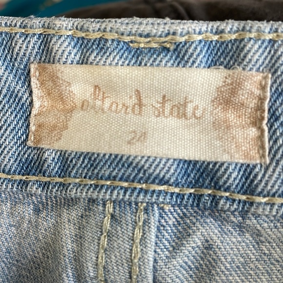 Altar'd State Vervet Blue Straight Leg Distressed Denim - Picture 4 of 5